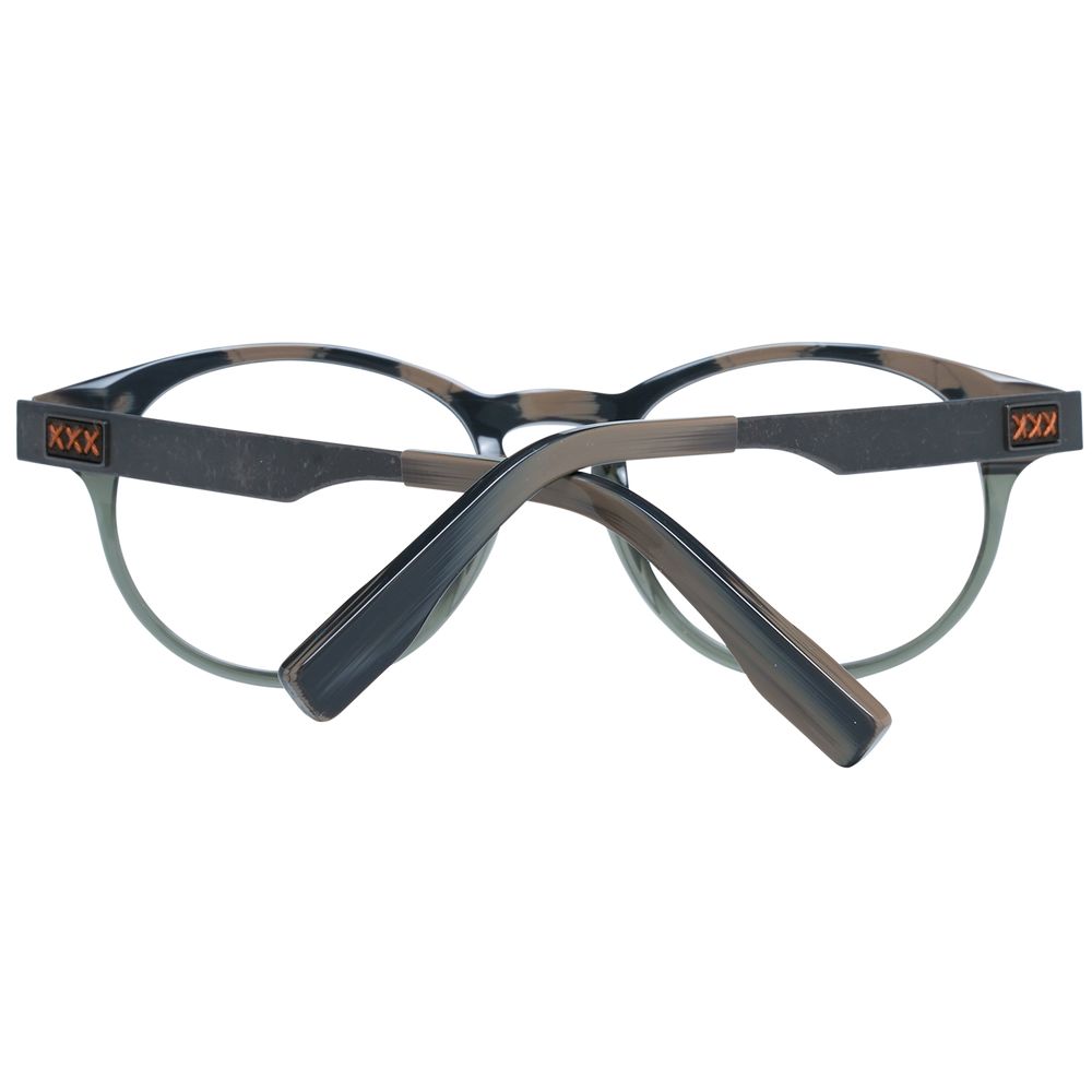 Ermenegildo Zegna Gray Plastic Glasses (Frames) - Image 3