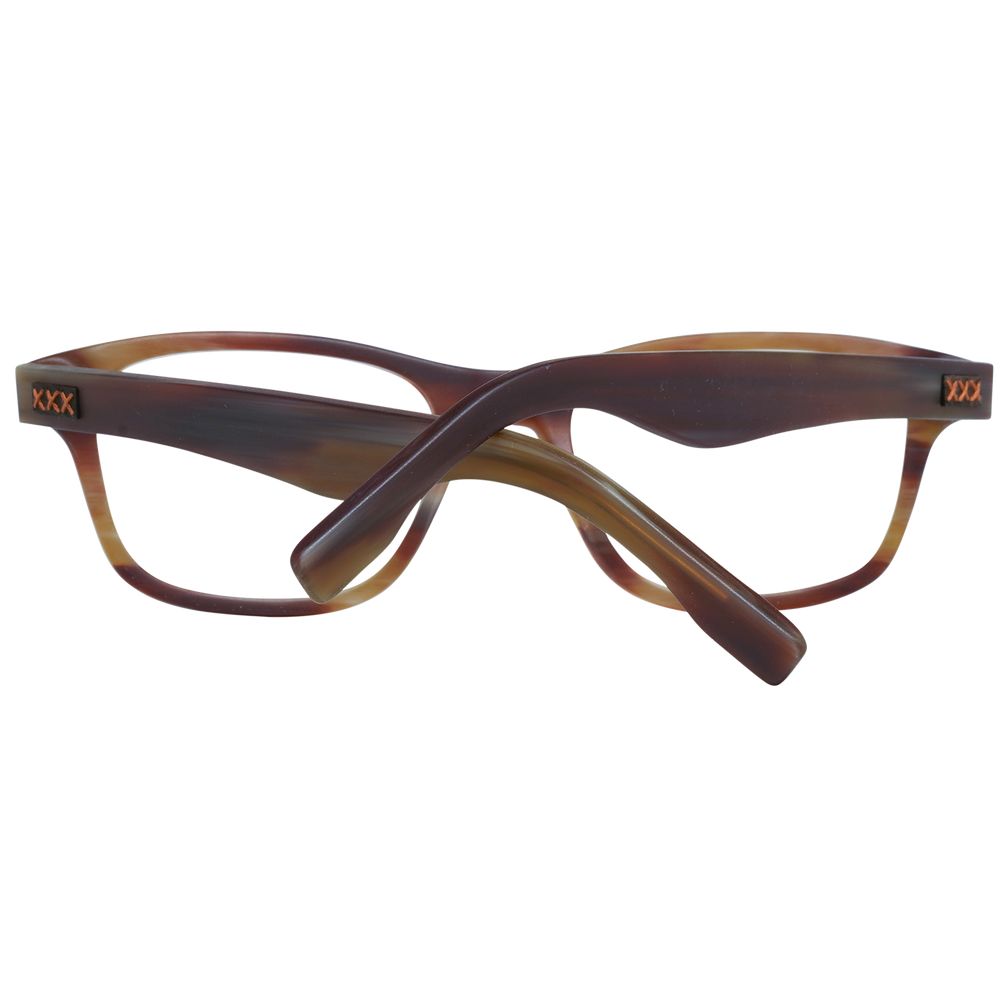 Ermenegildo Zegna Brown Plastic Glasses (Frames) - Image 3