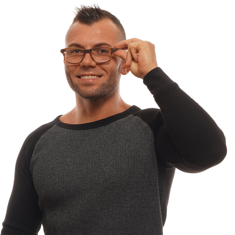 Ermenegildo Zegna Brown Plastic Glasses (Frames) - Image 4