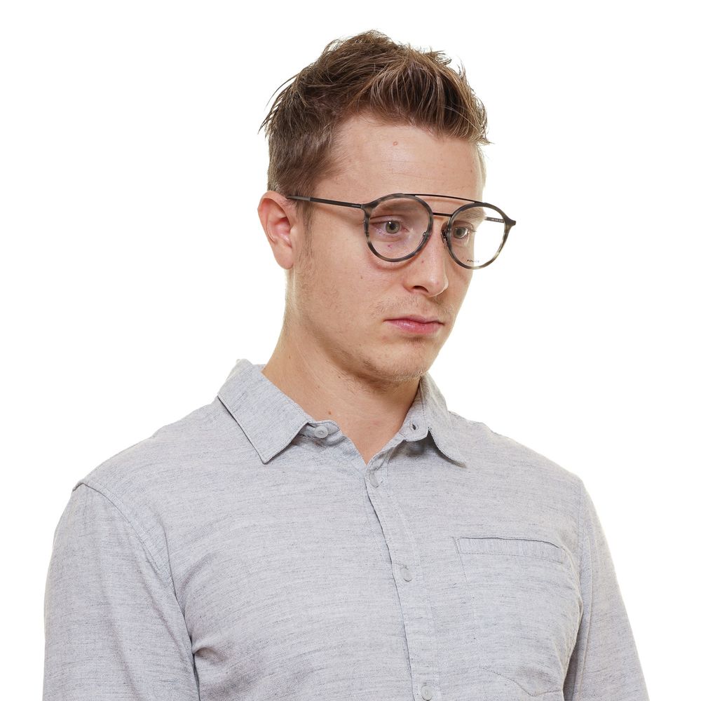 Police Gray Metal & Plastic Glasses (Frames) - Image 4