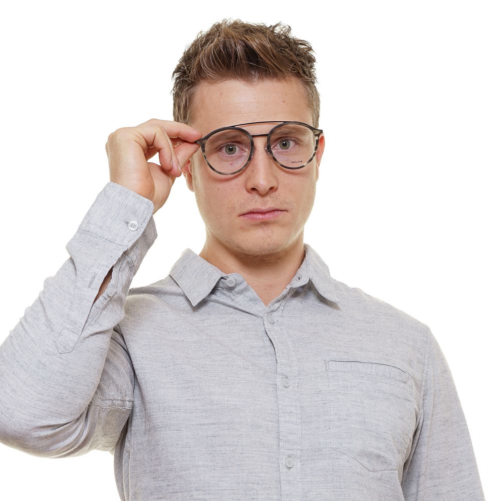 Police Gray Metal & Plastic Glasses (Frames) - Image 4