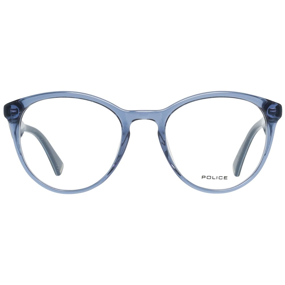 Police Blue Plastic Glasses (Frames) - Image 2
