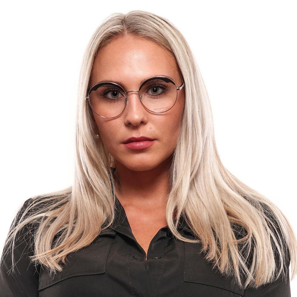 Emilio Pucci Black Metal & Plastic Glasses (Frames) - Image 4