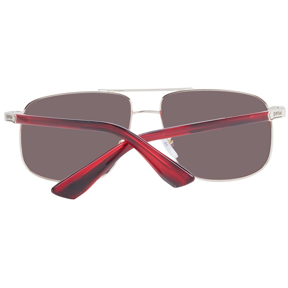 BMW Rose Gold Metal Sunglasses - Image 3