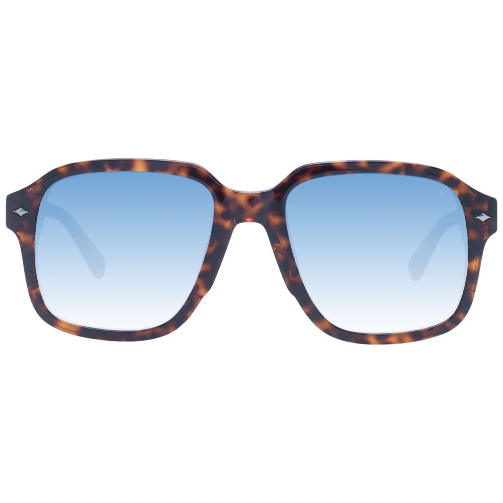 Scotch & Soda Brown Metal Sunglasses - Image 2