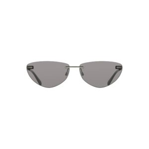 Calvin Klein Black Metal Women Sunglass
