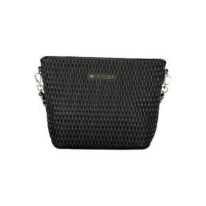 Mario Valentino Nero Poliuretano Women's Bag with Removable Shoulder Handle