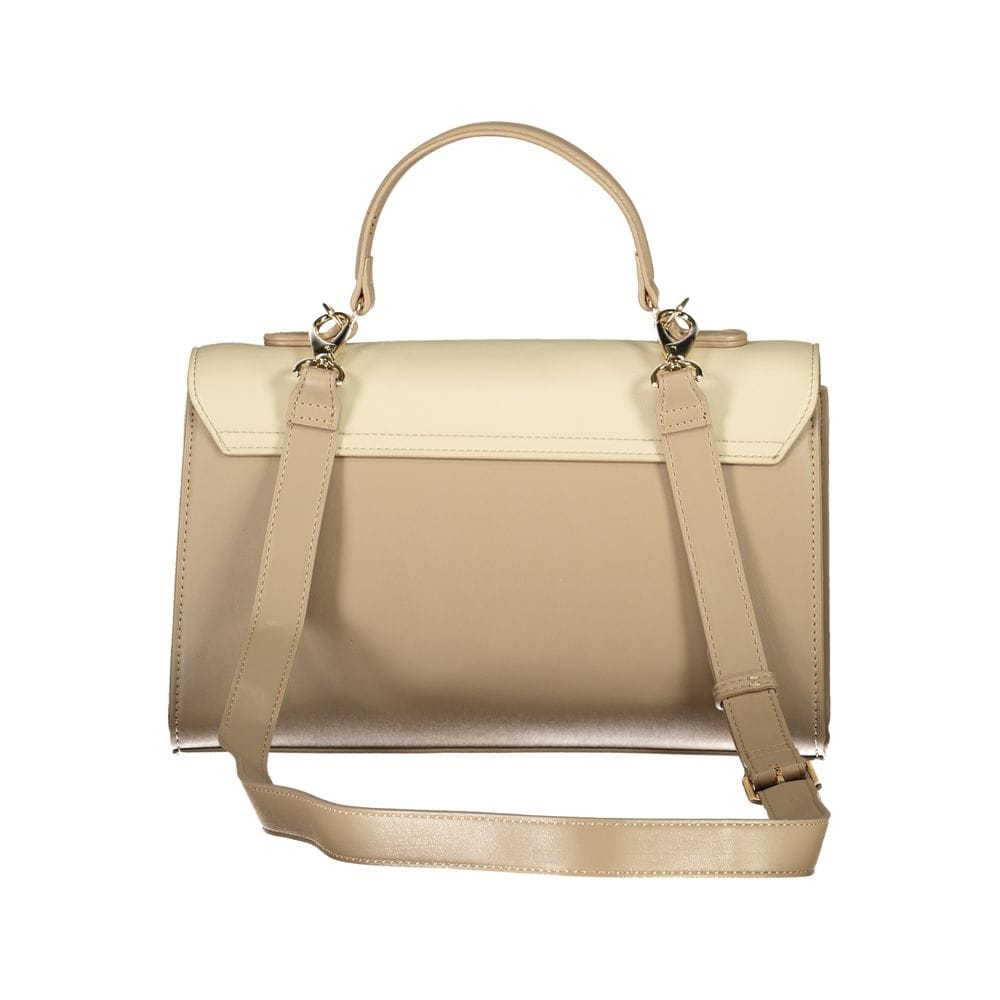 Mario Valentino Beige Polyurethane Women's Bag - Image 2