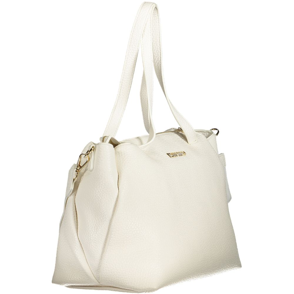 Mario Valentino Bianco Women's Bag with Handles and Internal Pocket - Image 3
