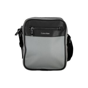 Calvin Klein Grigio Polyester Men Shoulder Bag