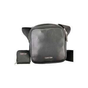 Calvin Klein Black Polyurethane Men Shoulder Bag