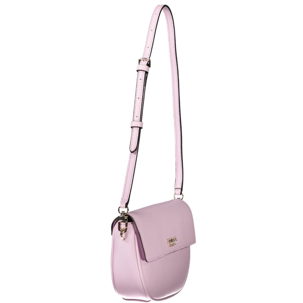 Guess Jeans Rosa Poliuretano Women Handbag - Image 3