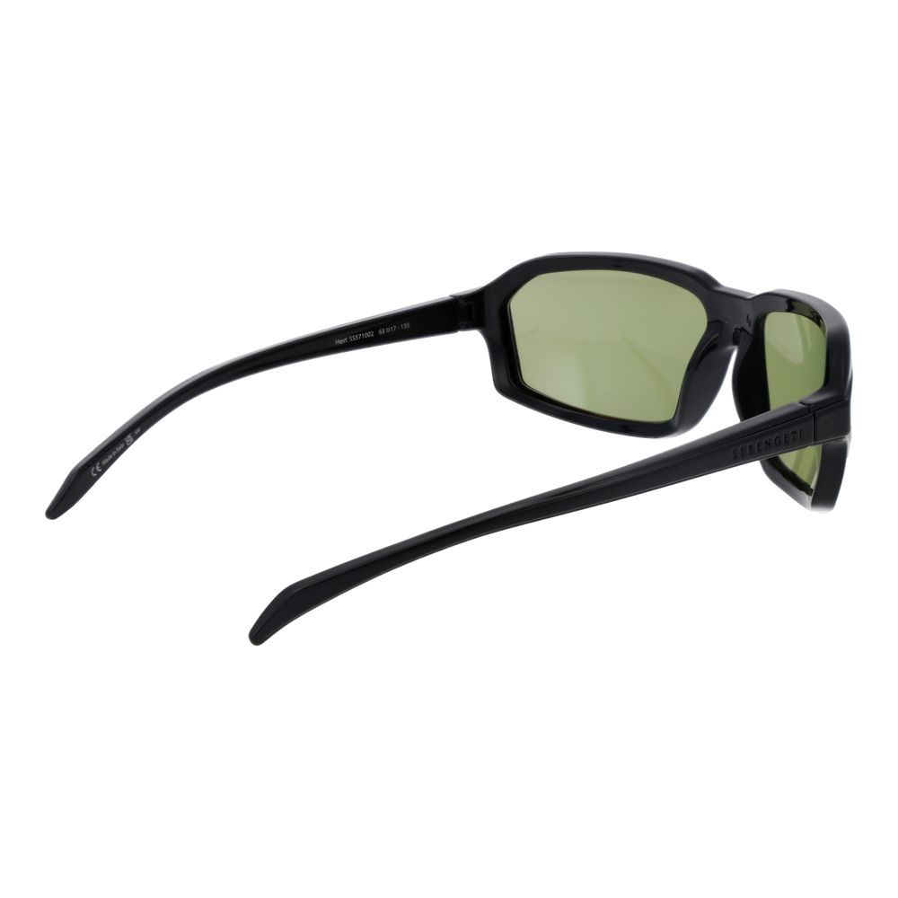 Serengeti Black Plastic Sunglasses - Image 3