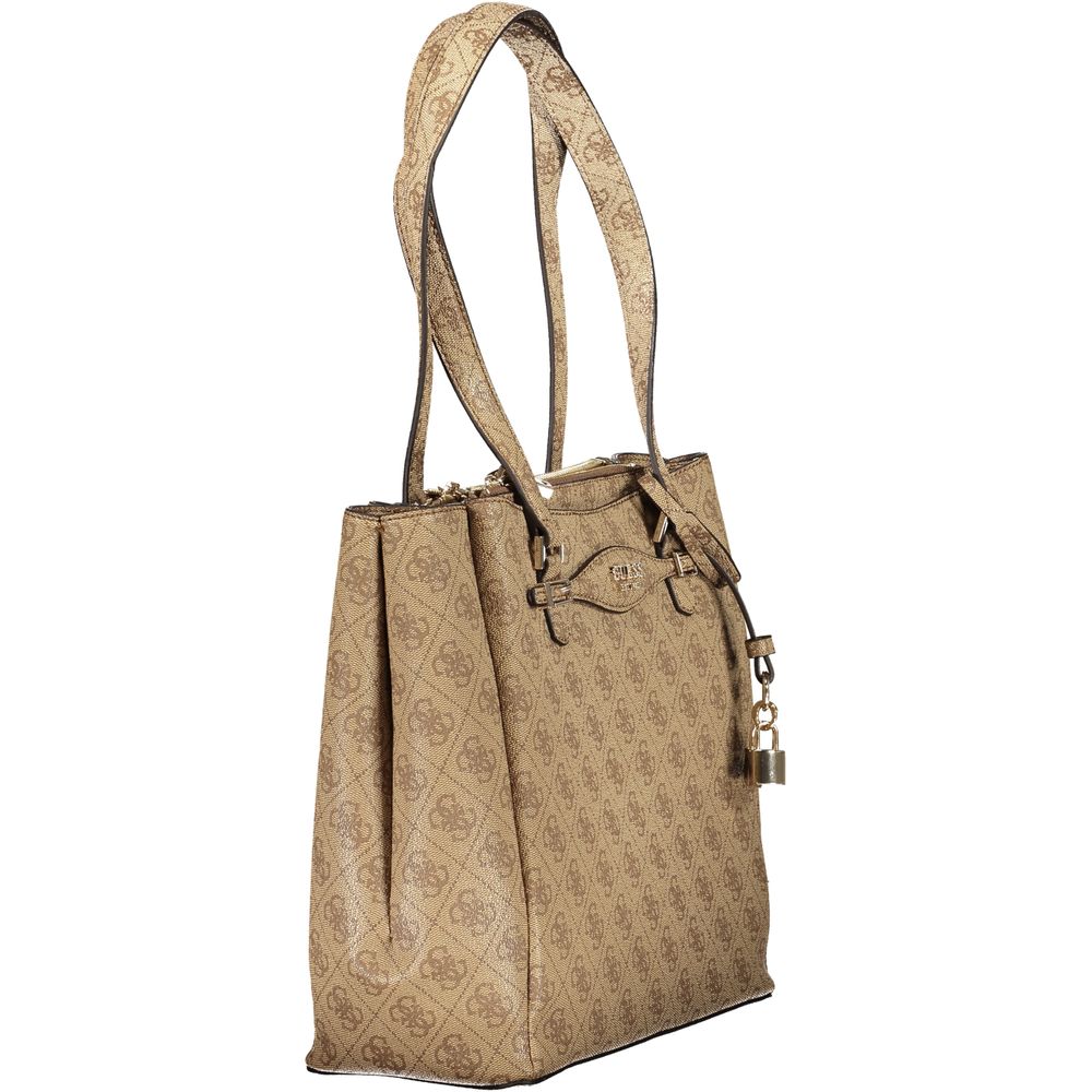 Guess Jeans Beige Women Handbag - Image 3