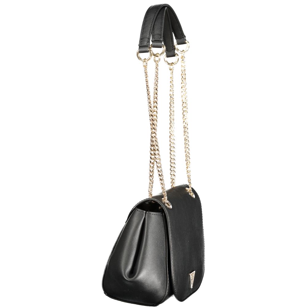 Guess Jeans Nero Poliuretano Women Handbag - Image 3