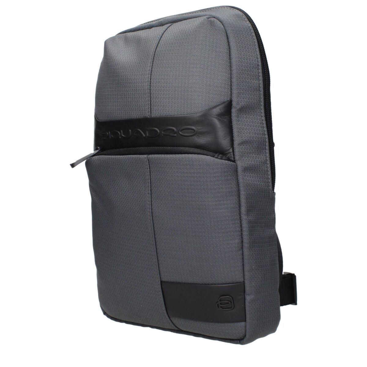 Piquadro Gray Fabric Crossbody Bag - Image 2
