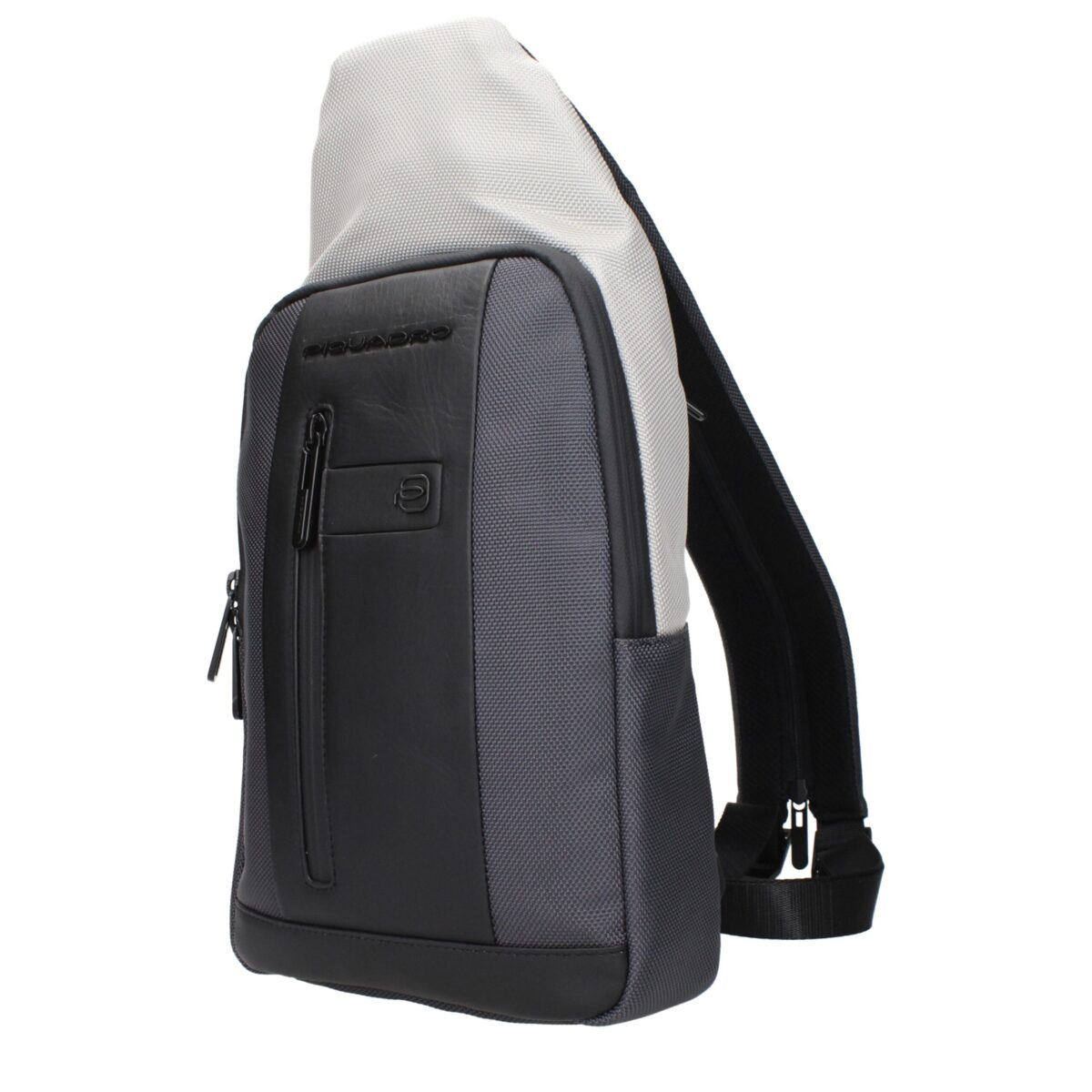 Piquadro Gray Fabric Backpack - Image 2