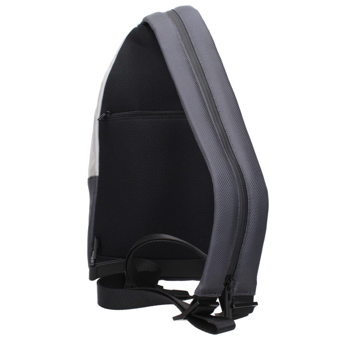 Piquadro Gray Fabric Backpack - Image 3