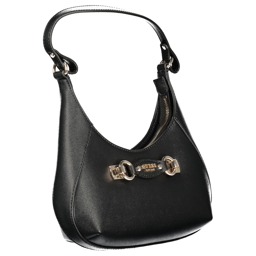 Guess Jeans Nero Poliuretano Womens Handbag - Image 3