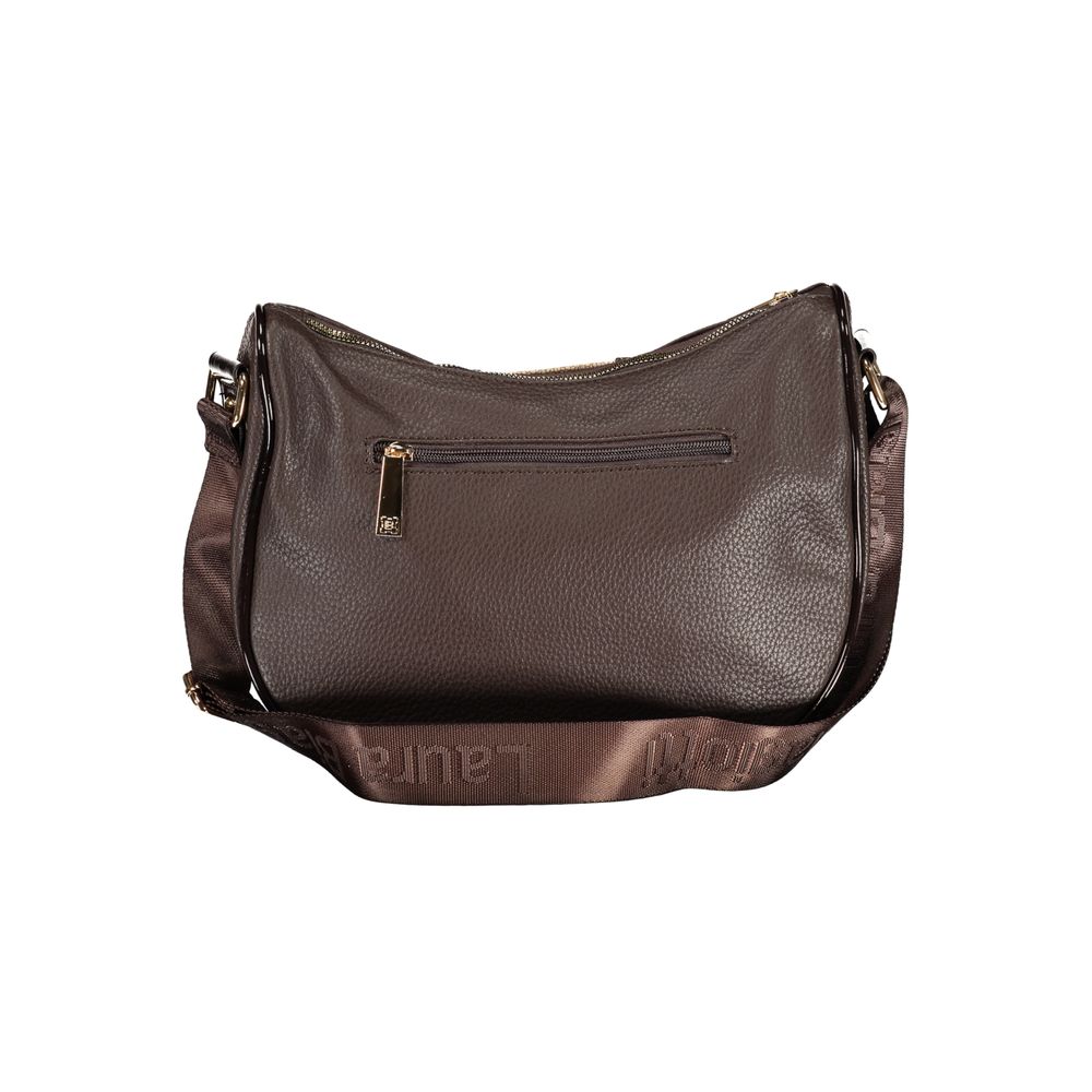 Laura Biagiotti Marrone PVC Women Handbag - Image 2
