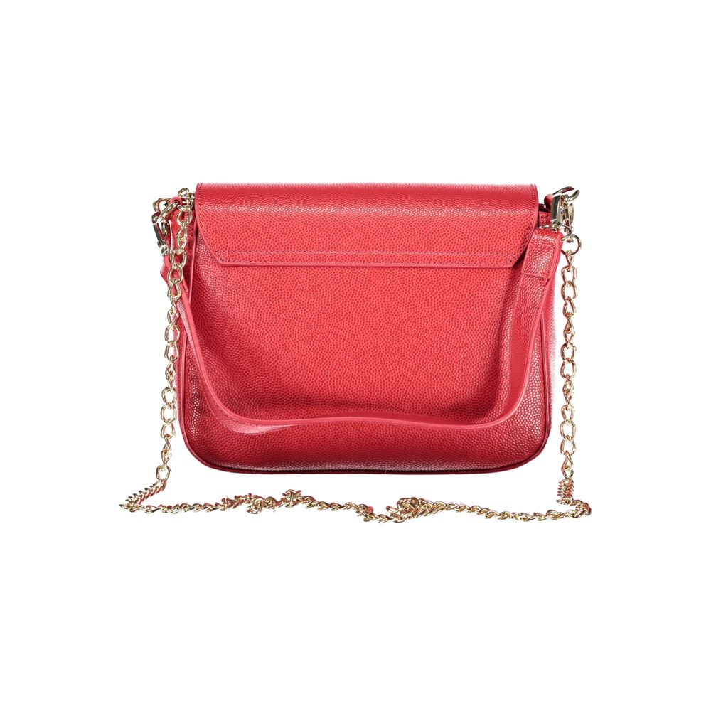 Mario Valentino Rosso Polyurethane Women's Bag With Removable Shoulder Strap - Image 2