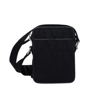 Valentino Garavani Black Fabric Crossbody Bag