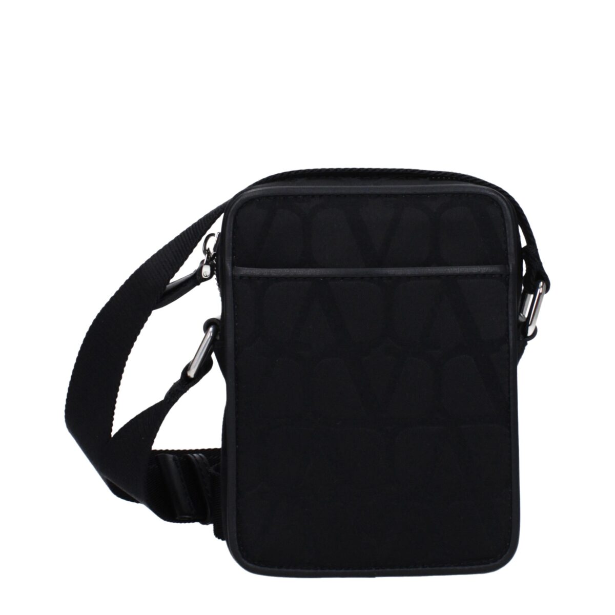 Valentino Garavani Black Fabric Crossbody Bag