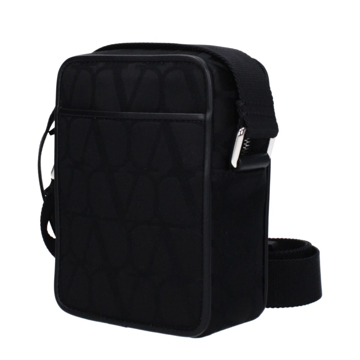 Valentino Garavani Black Fabric Crossbody Bag - Image 2