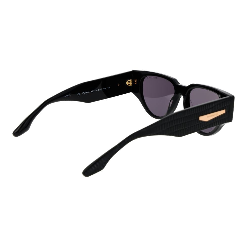 Trussardi Black Acetate Sunglasses - Image 3