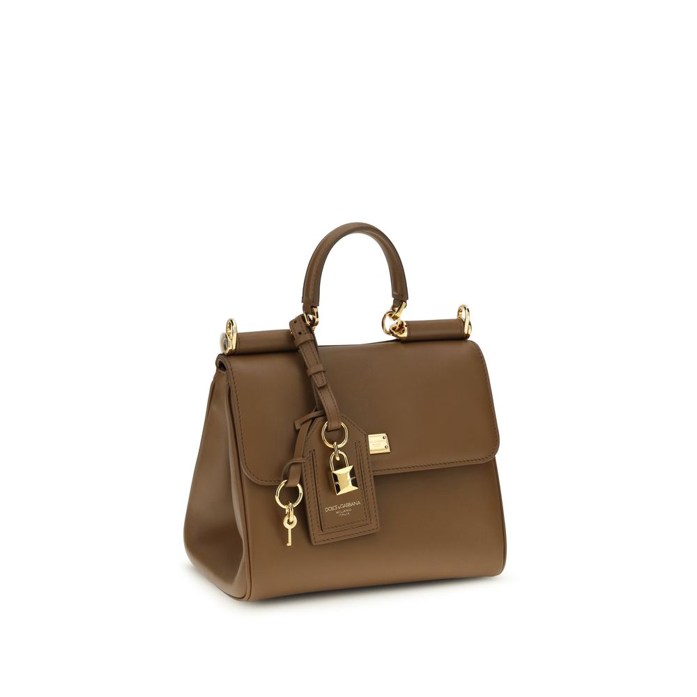 Dolce & Gabbana Brown Calf Leather Bos Taurus Shoulder Bag - Image 2