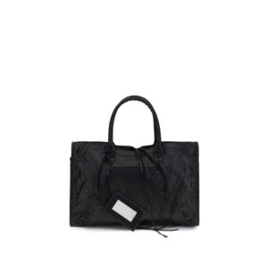 Balenciaga Black Lamb Ovis Aries Shoulder Bag