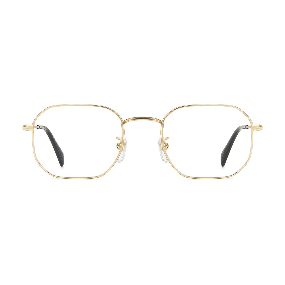 David Beckham Gold Metal Glasses (Frames) - Image 2
