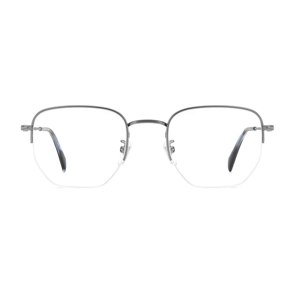 David Beckham Gray Metal Glasses (Frames) - Image 2
