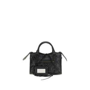 Balenciaga Black Lamb Ovis Aries Shoulder Bag
