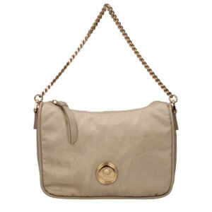 Versace Beige Fabric Handbag