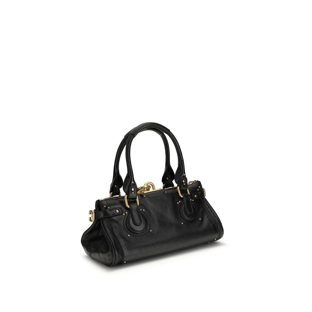 Chloé Black Buffalo Leather Shoulder Bag - Image 3