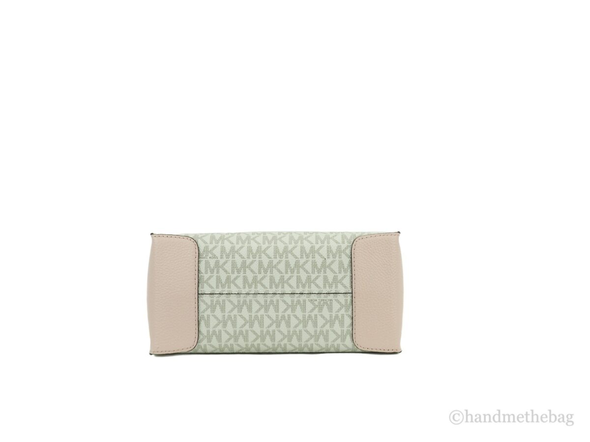 Michael Kors MICHAEL KORS Mercer 35S1GM9M2B Medium Logo And Leather Accordion Crossbody Bag In Powder Blush Multi - Image 4