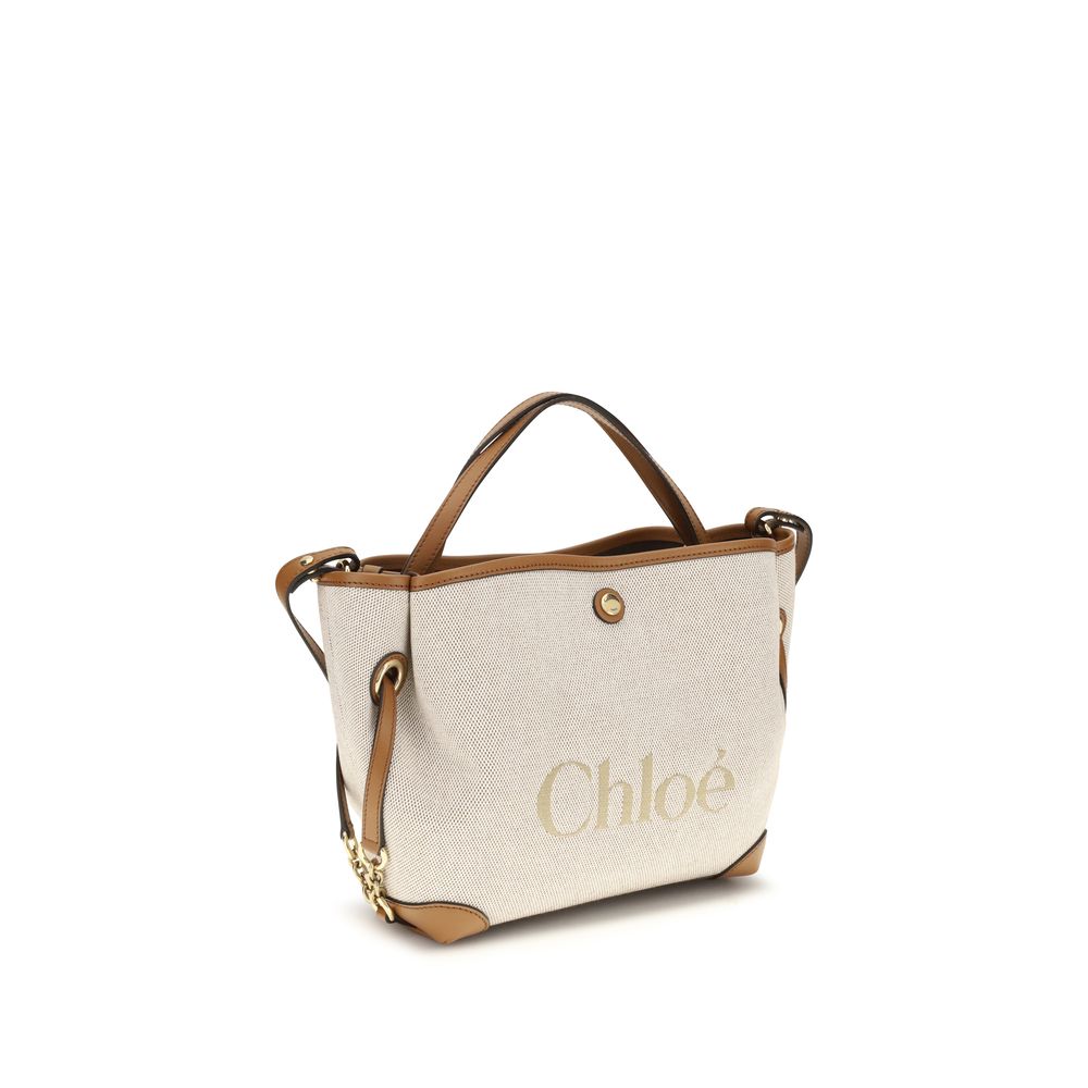 Chloé Beige Fabric Shoulder Bag - Image 2