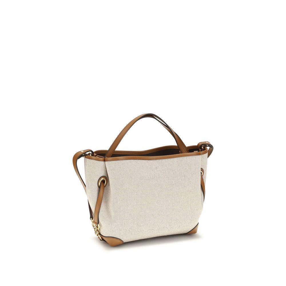 Chloé Beige Fabric Shoulder Bag - Image 3