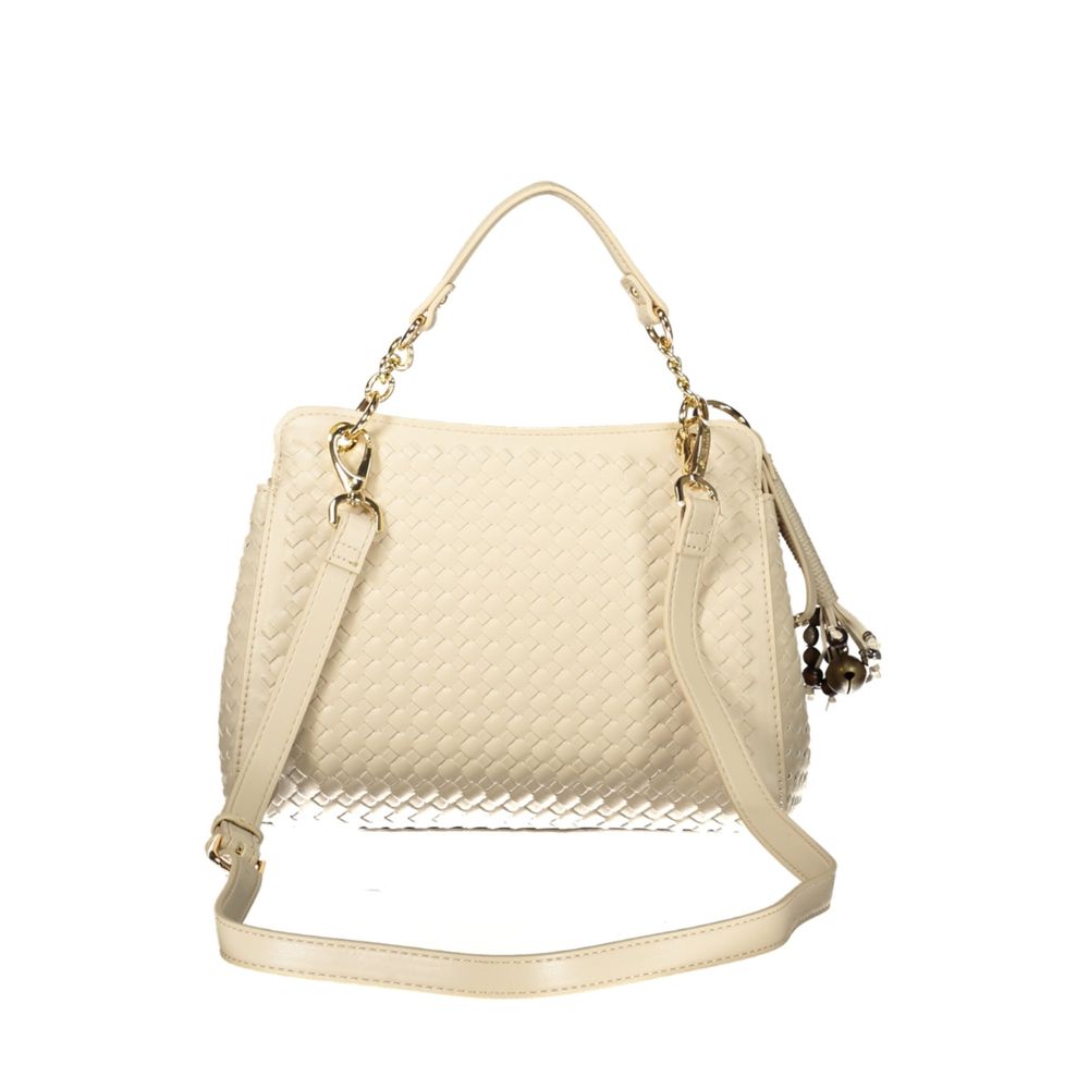 Mario Valentino Beige Polyurethane Women's Bag - Image 2
