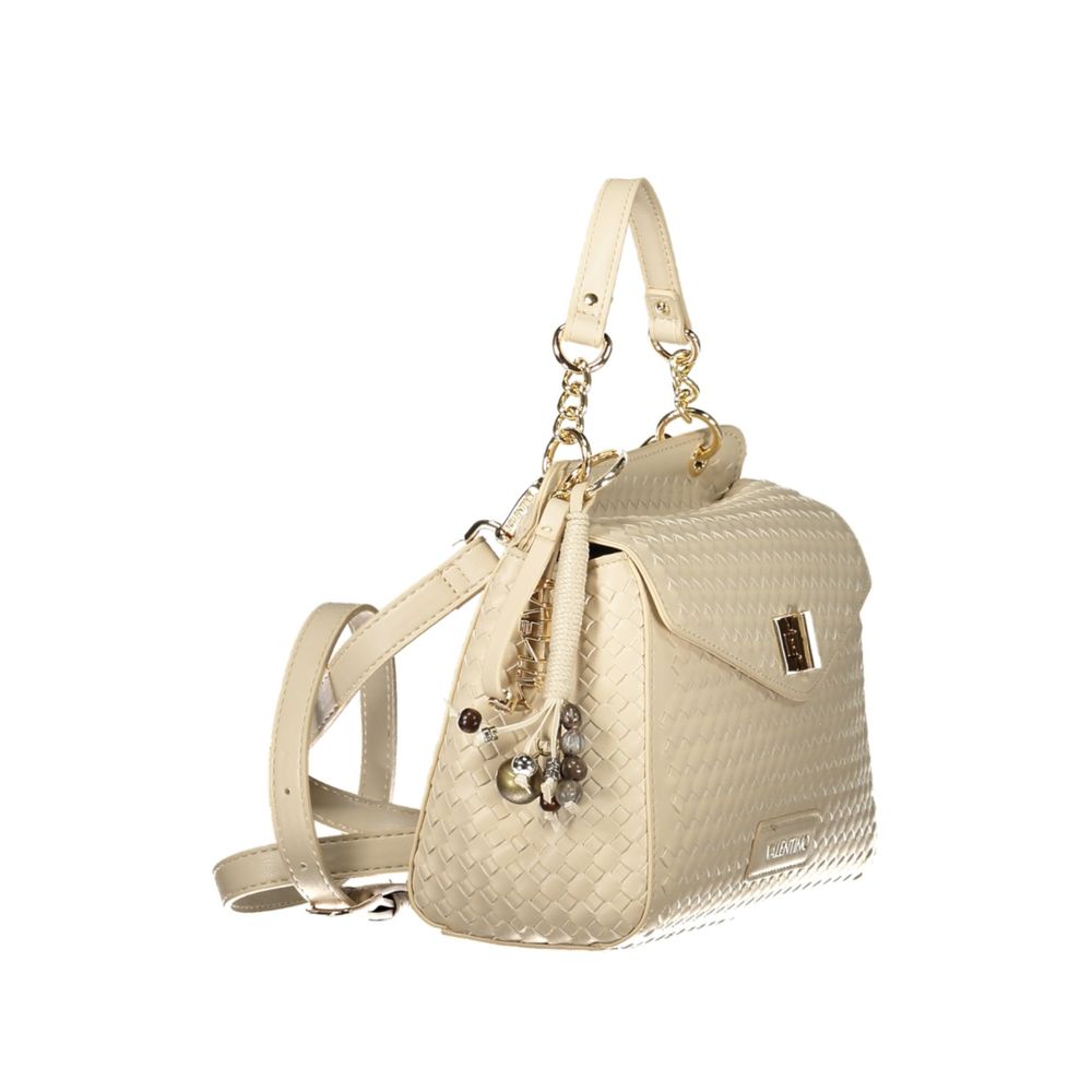 Mario Valentino Beige Polyurethane Women's Bag - Image 3