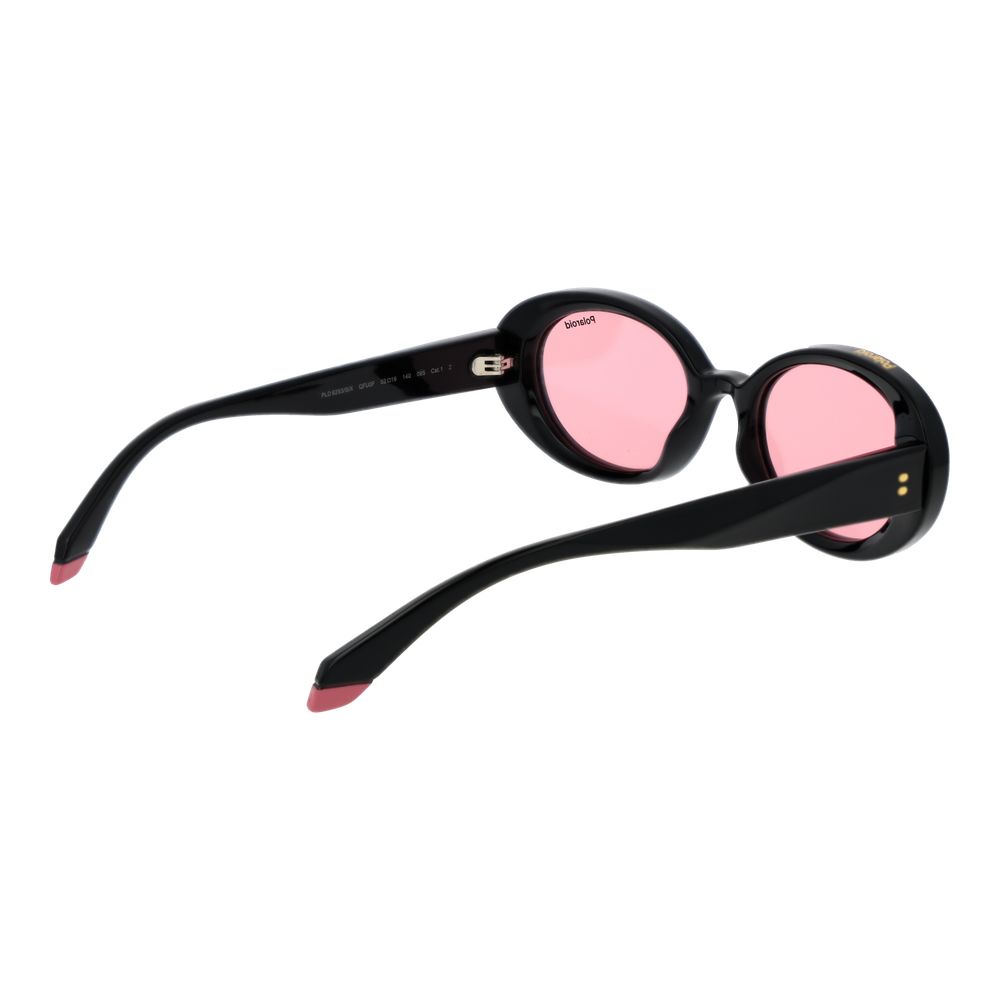 Polaroid Black Plastic Sunglasses - Image 3