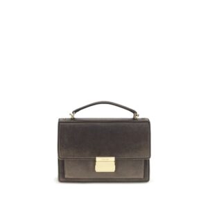 Golden Goose Brown Calf Leather Bos Taurus Handbag