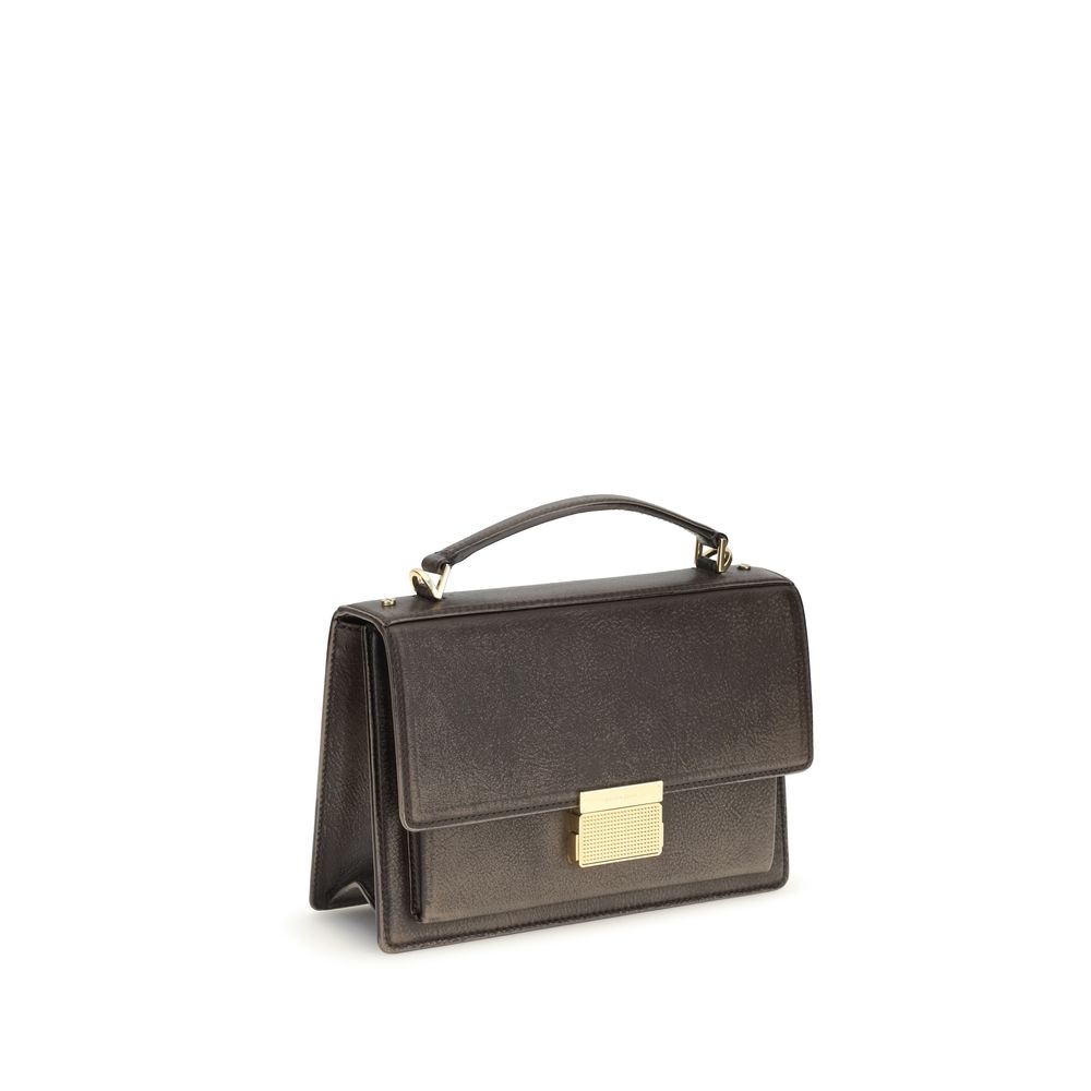 Golden Goose Brown Calf Leather Bos Taurus Handbag - Image 2