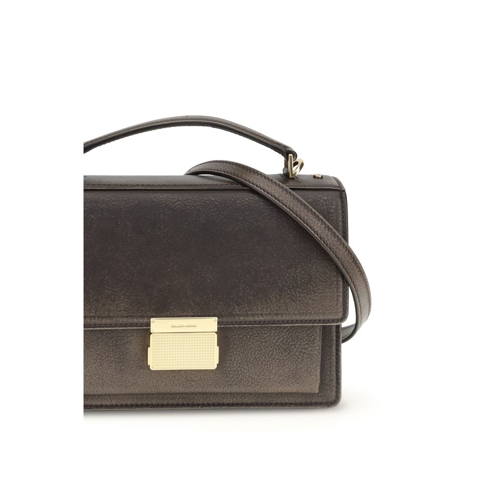 Golden Goose Brown Calf Leather Bos Taurus Handbag - Image 4
