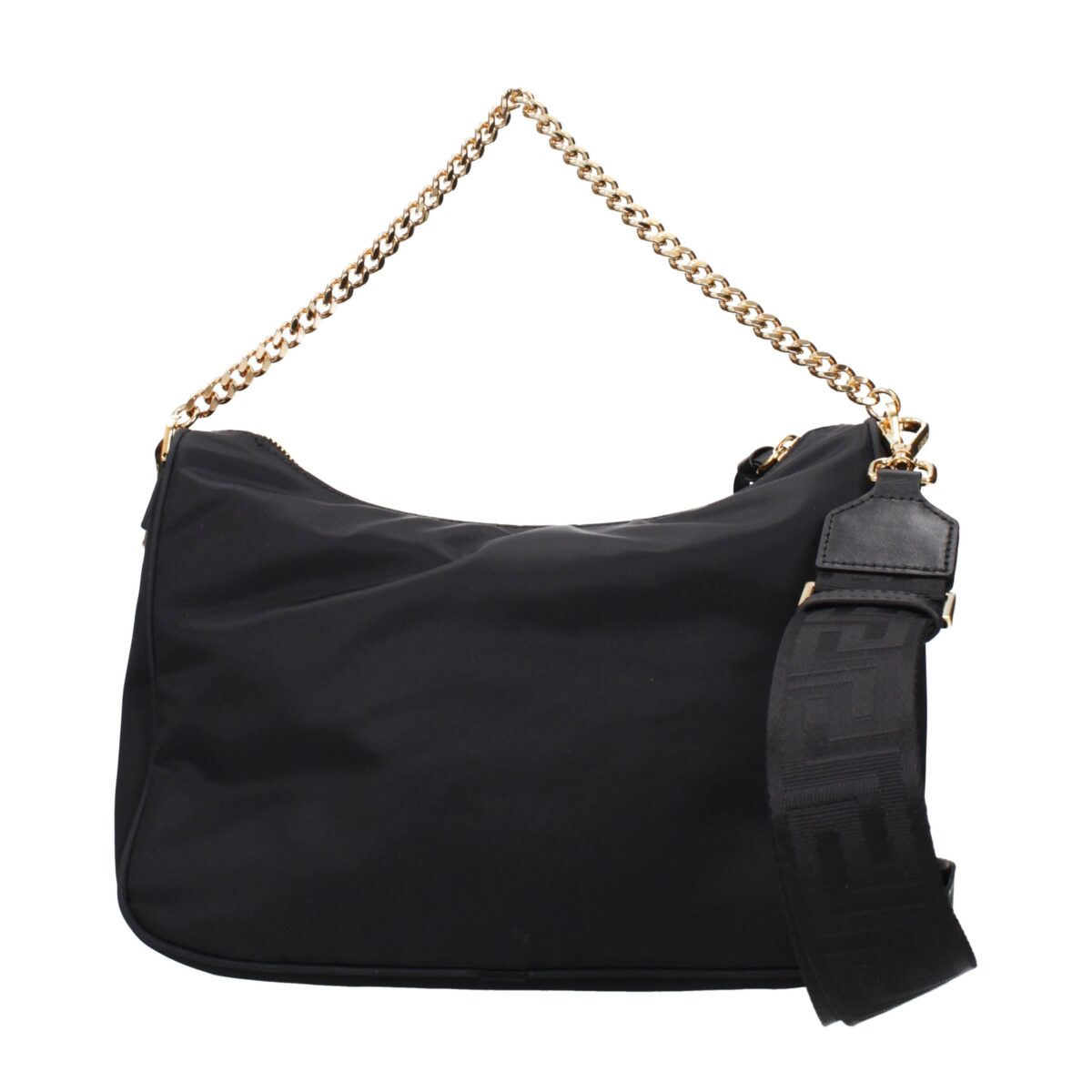 Versace Black Fabric Handbag - Image 3