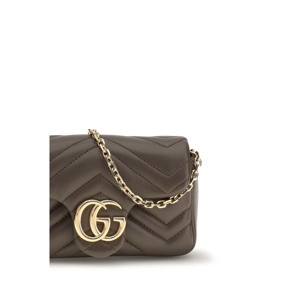 Gucci Brown Calf Leather Bos Taurus Shoulder Bag - Image 4