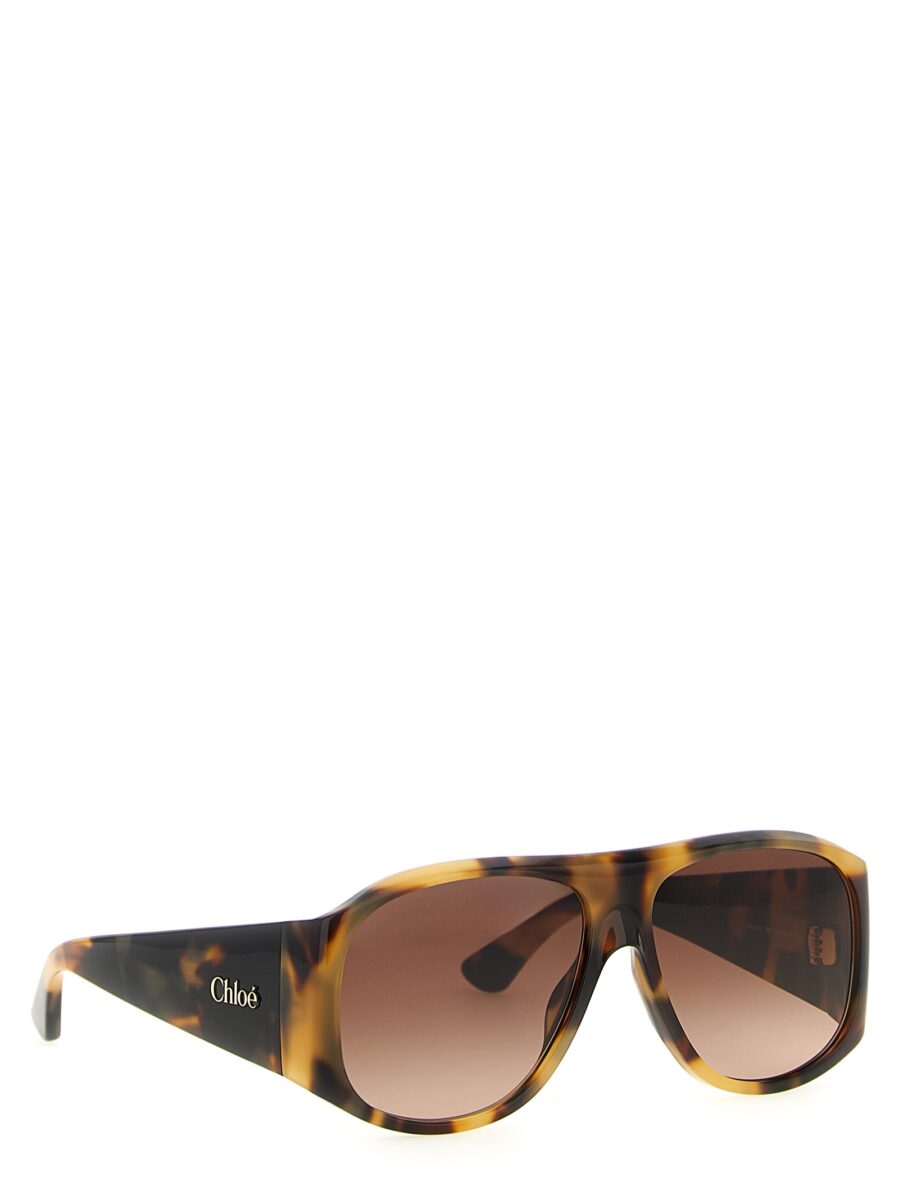 Chloé Brown Acetate Sunglasses - Image 2