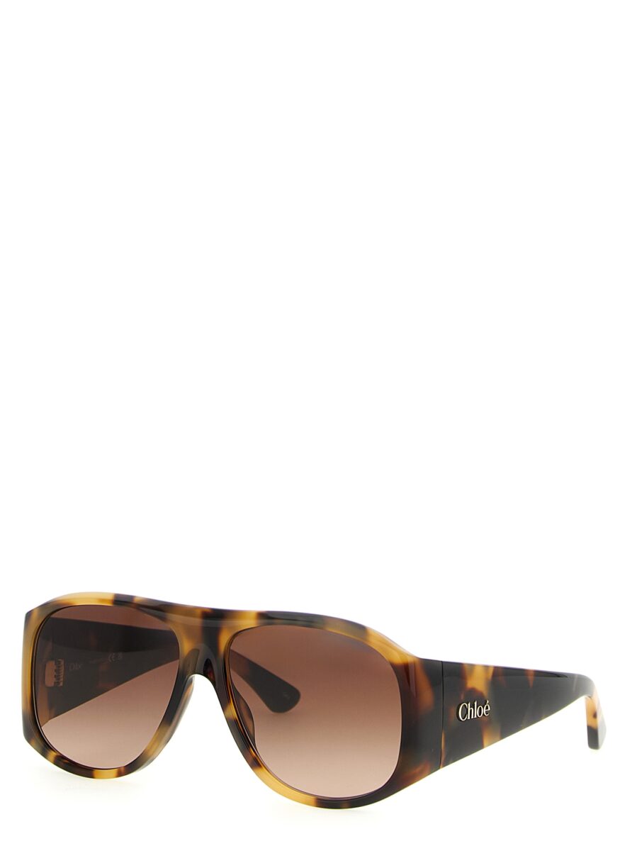 Chloé Brown Acetate Sunglasses - Image 3