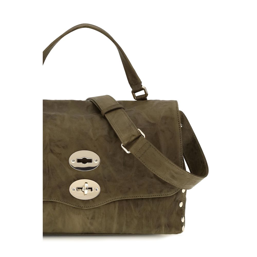 Zanellato Brown Suede Leather Handbag - Image 4